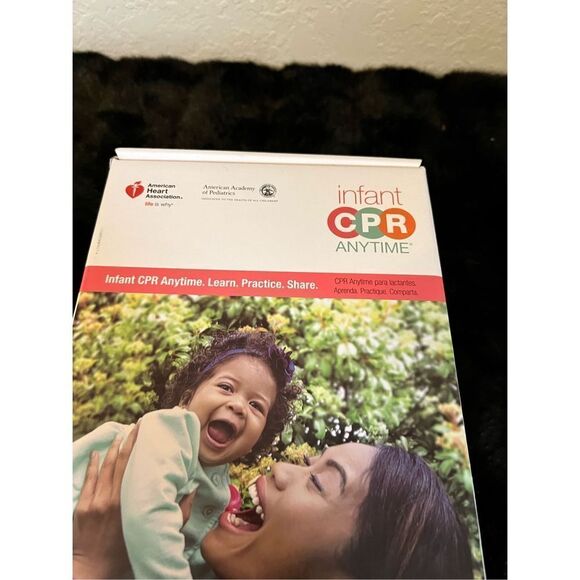 Infant CPR Anytime Kit AHA Heart Association DVD Training + Baby Manikin - NEW - Picture 2 of 5
